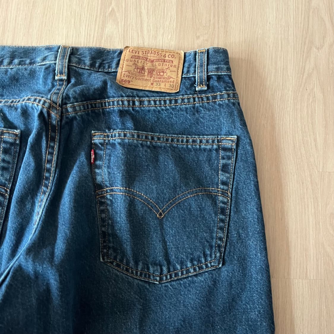 [33X30] 빈티지 usa 리바이스 569 인디고 상품이미지4