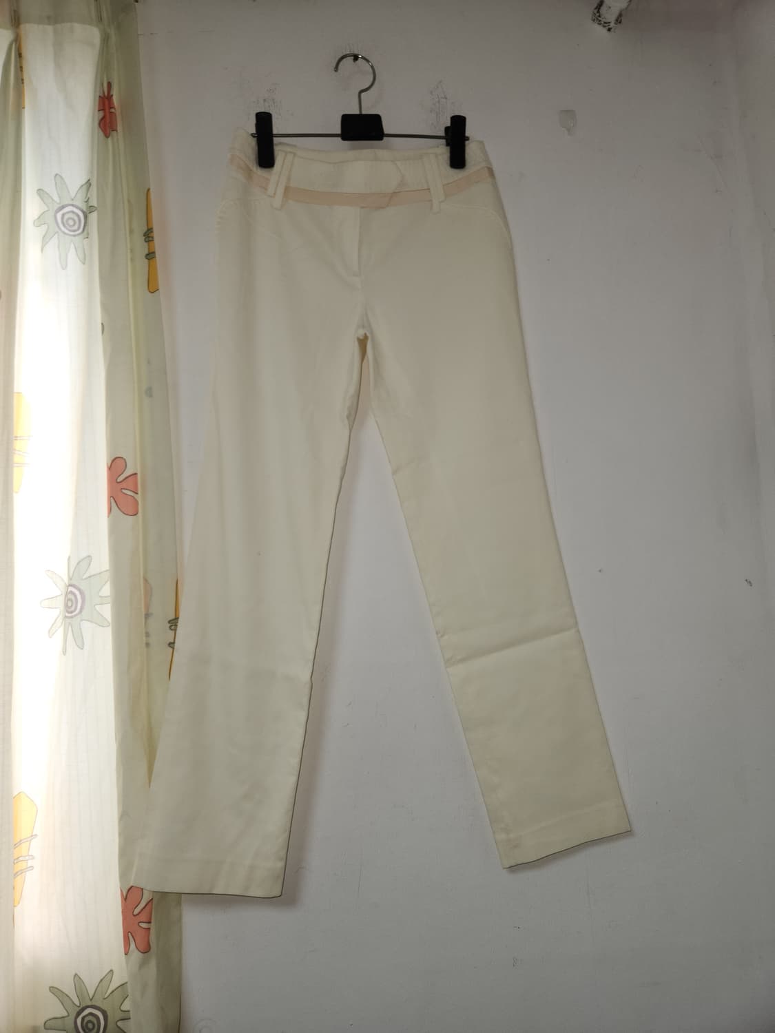 TIME. 아이보리 여성 면 바지 61-90(27) 상품이미지1