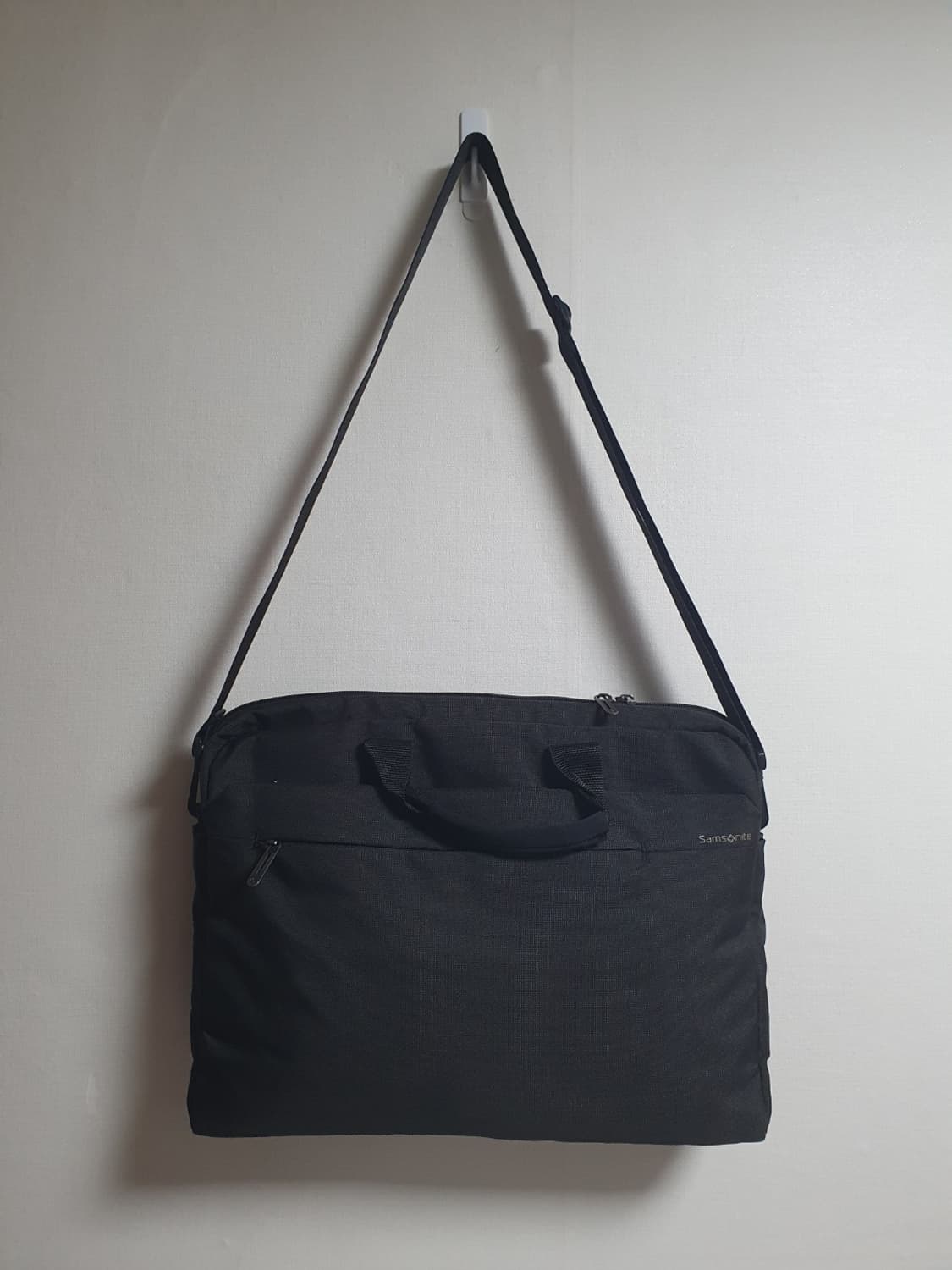 쌤소나이트 노트북 서류가방 크로스백 블랙 상품이미지1