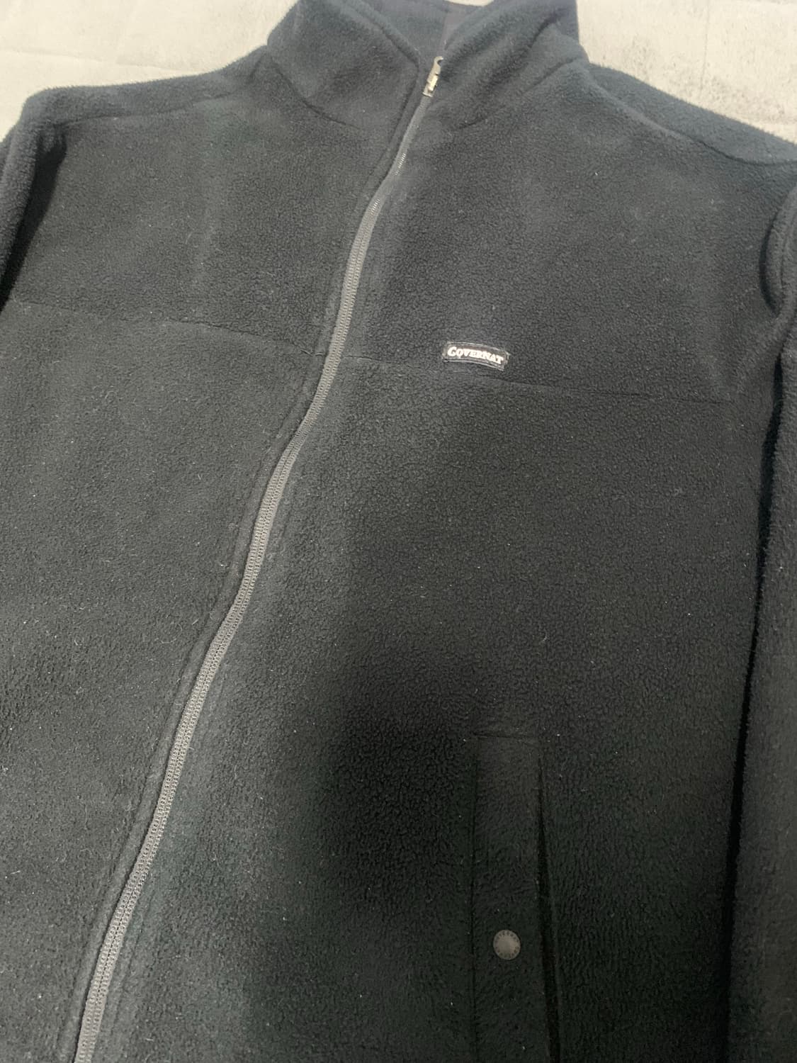 커버낫 플리스 집업 블랙 S 상품이미지2