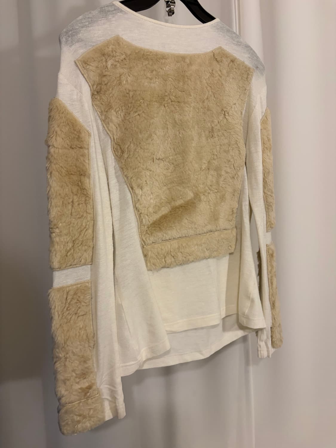 오들리워크샵 하이브리드 퍼 티셔츠 자켓 상품이미지2