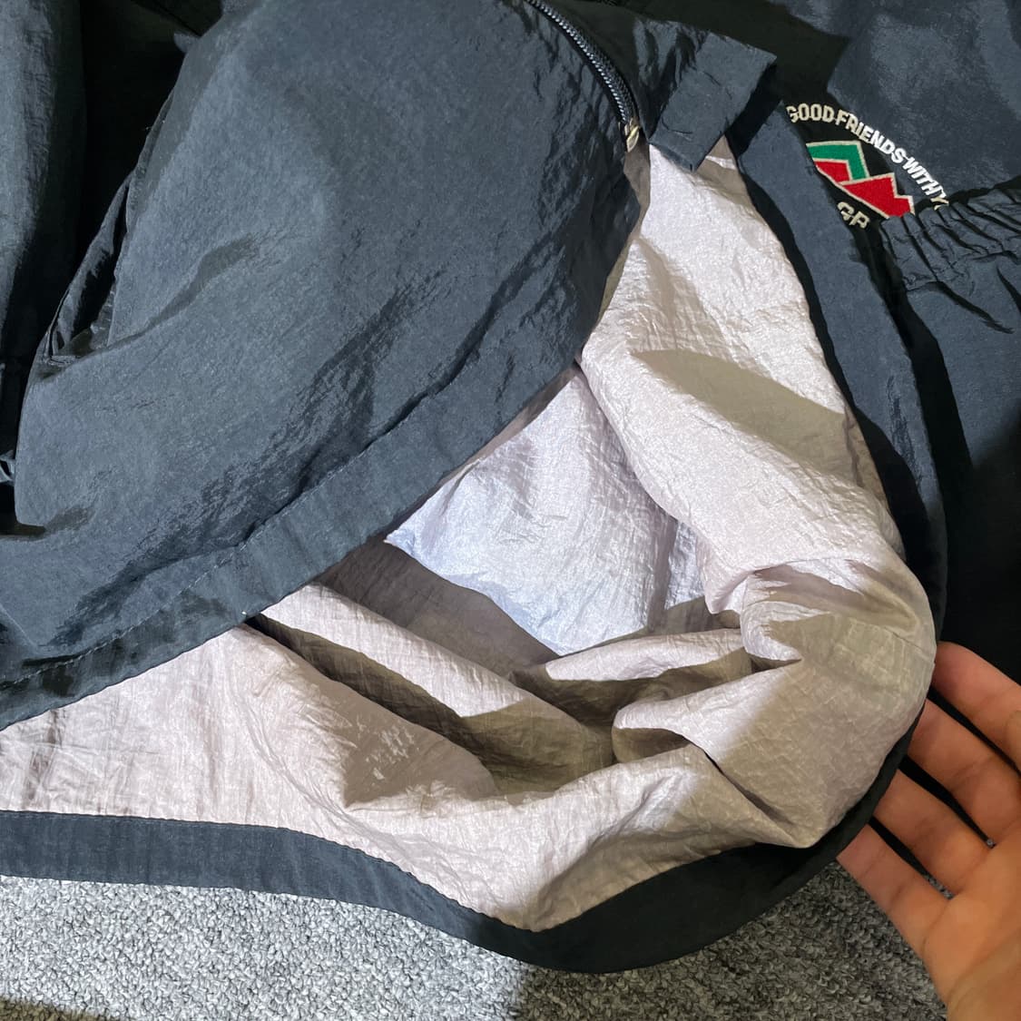 VTG 나일론 코치자켓 바람막이 XL-XXL 상품이미지4