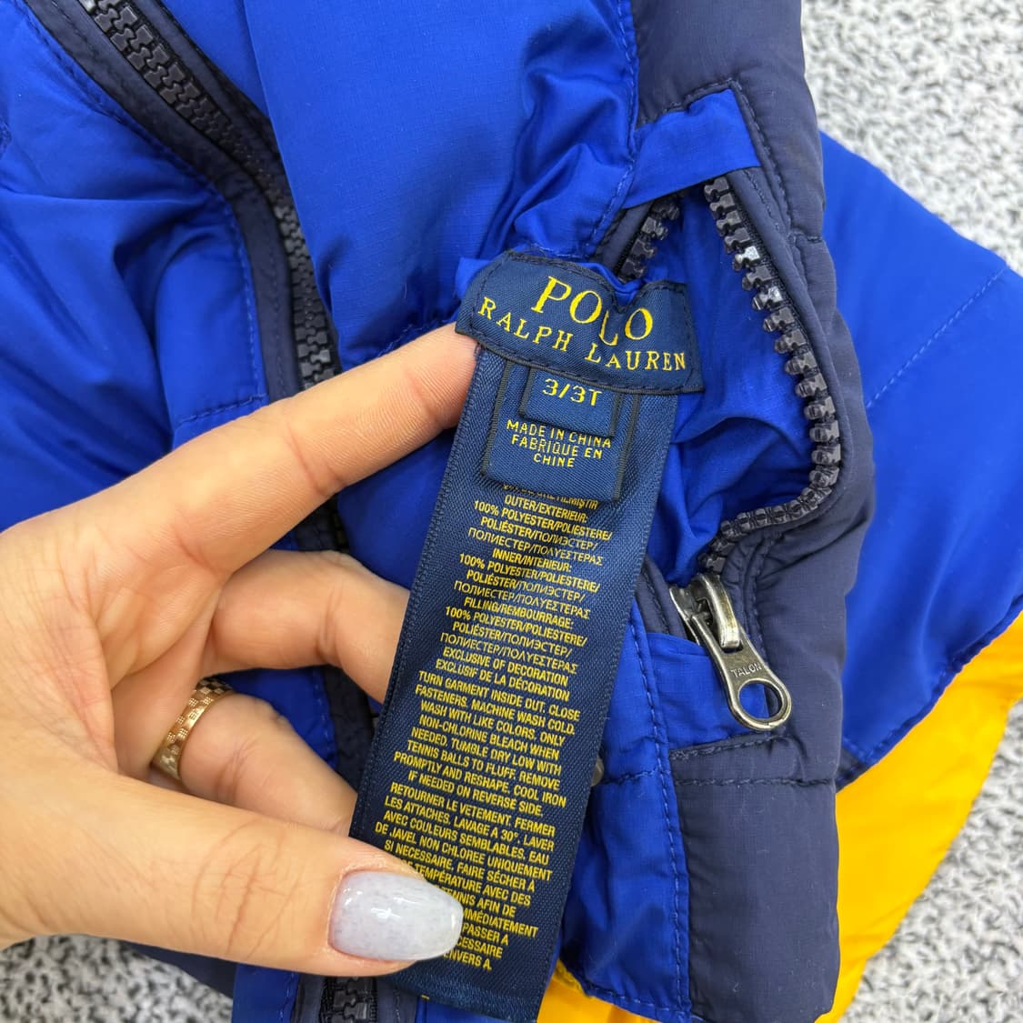 3/3T 폴로 키즈 리버시블 조끼 0303J 상품이미지2