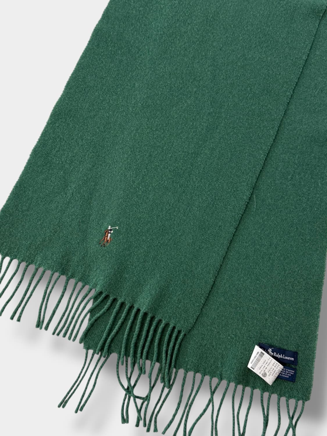 폴로 랄프로렌 00‘s 램스울 그린 머플러 상품이미지3