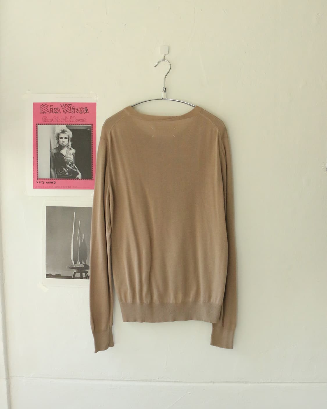 메종 마르지엘라 베이지 니트 탑 상품이미지4