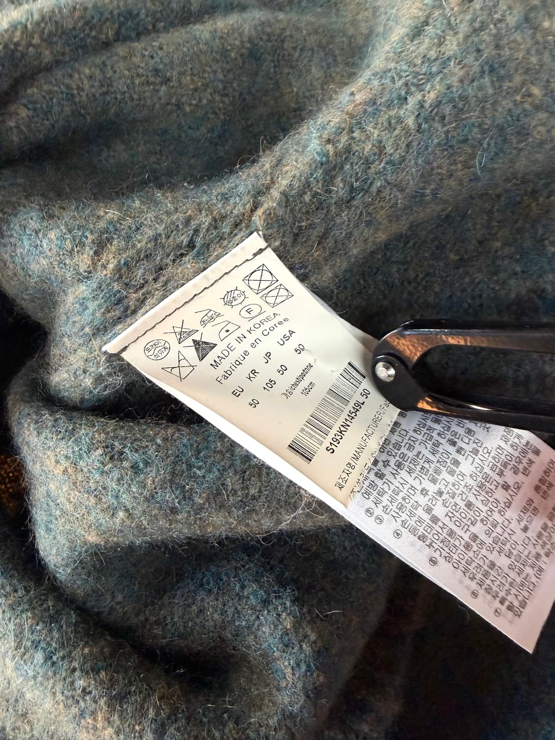 50/ 솔리드옴므 카멜 알파카 스웨터 니트 상품이미지8