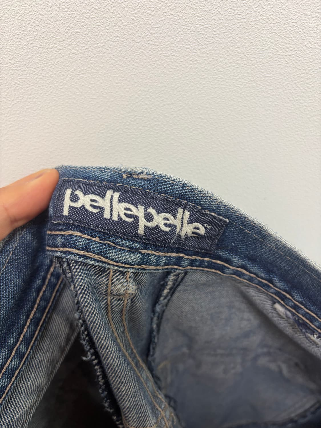 Pelle Pelle 펠레펠레 아카이브 캣워싱 데님 상품이미지7