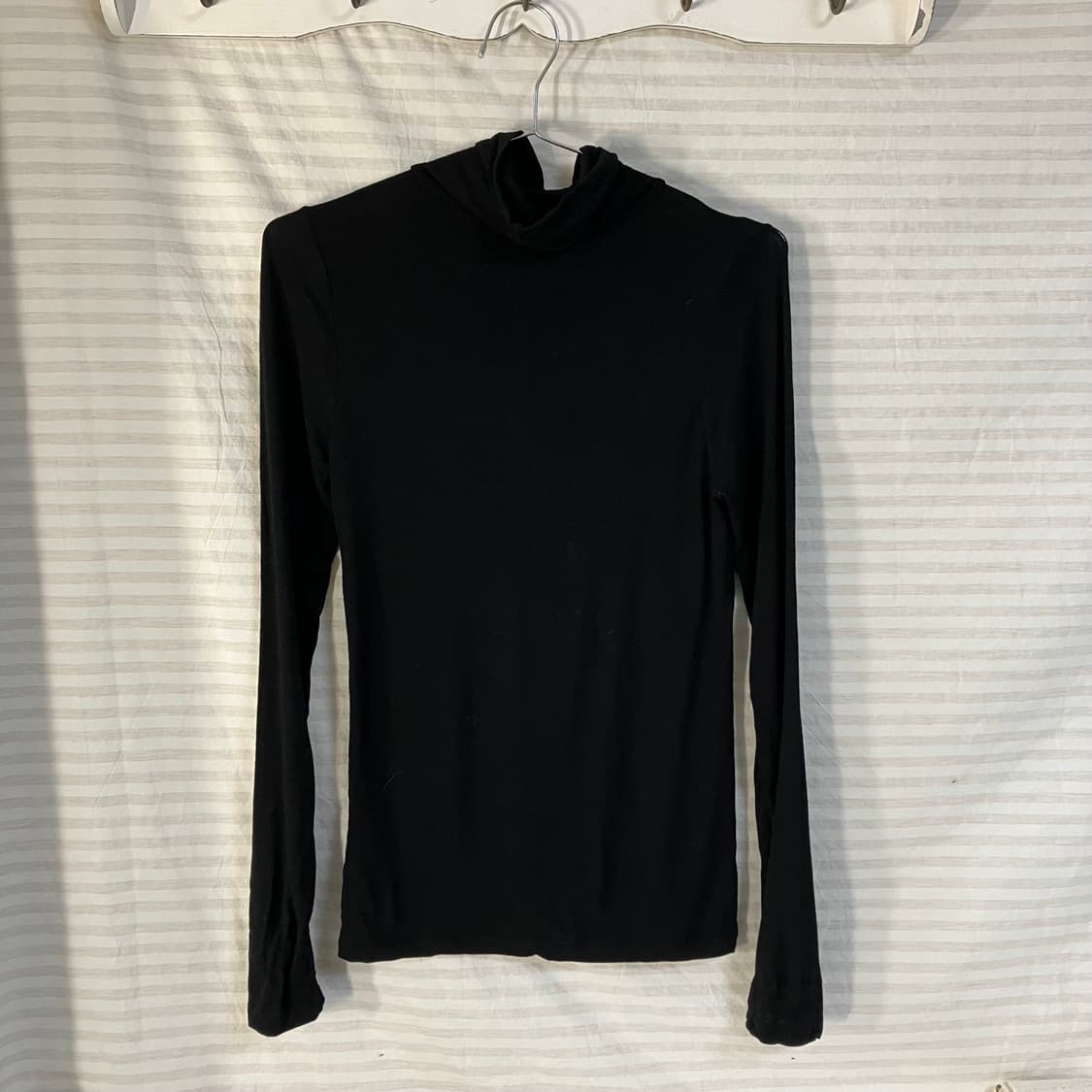 빈티지 블랙 폴라 이너 긴팔 1001 y2k 스트릿 갸루 펑키 일본빈티지 상품이미지1