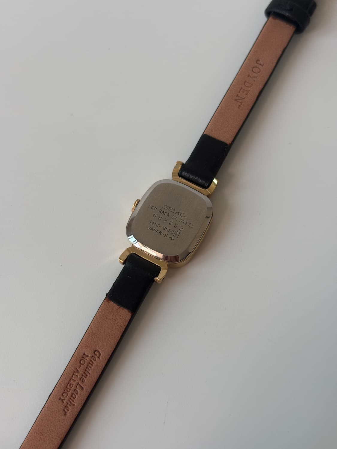 1980s Gold Square Ladies Quartz 상품이미지7