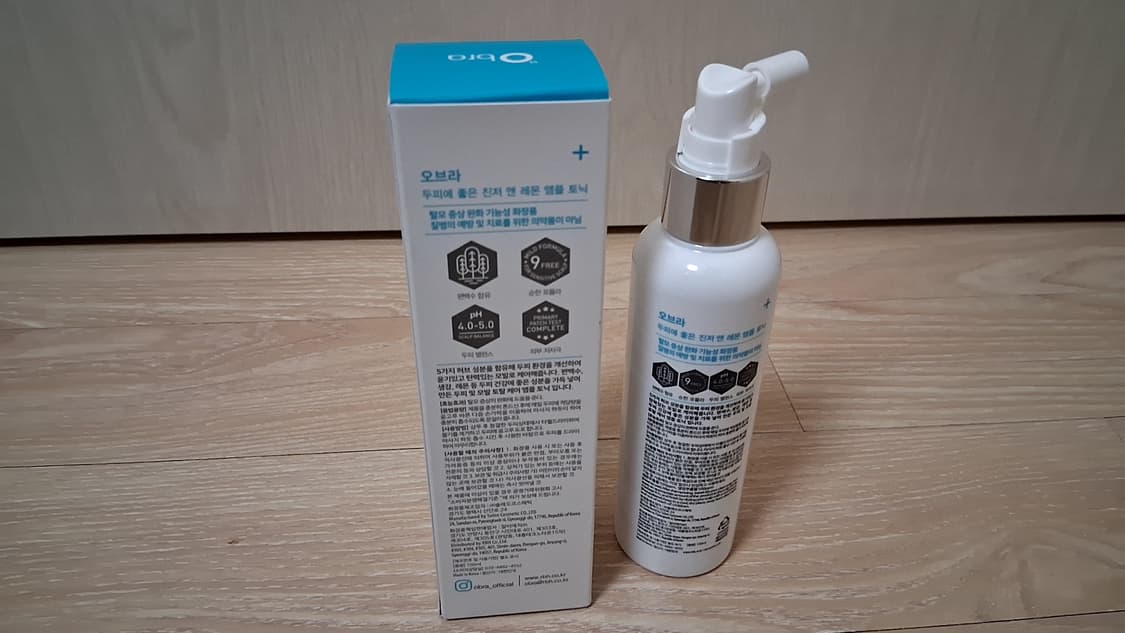 [미개봉새상품] Obra 오브라 두피 진저 레몬 앰플 토닉 150ml 상품이미지4