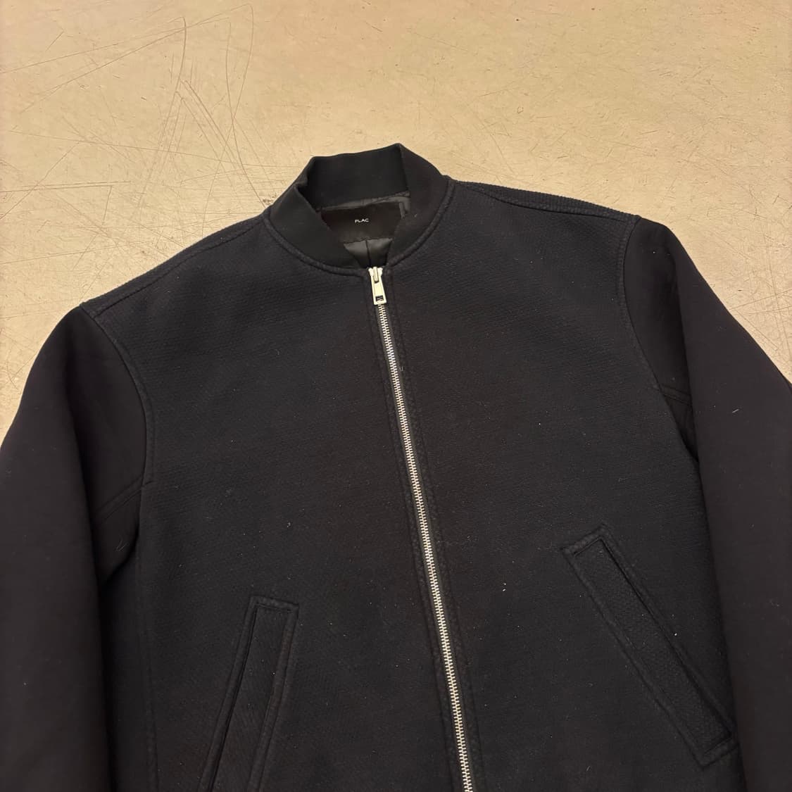 플랙 미니멀 블루종 자켓 상품이미지2