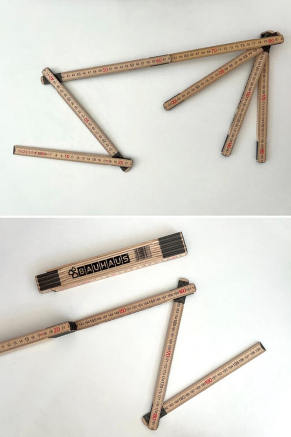 Bauhaus 나무 폴딩 룰러, 자 상품이미지3