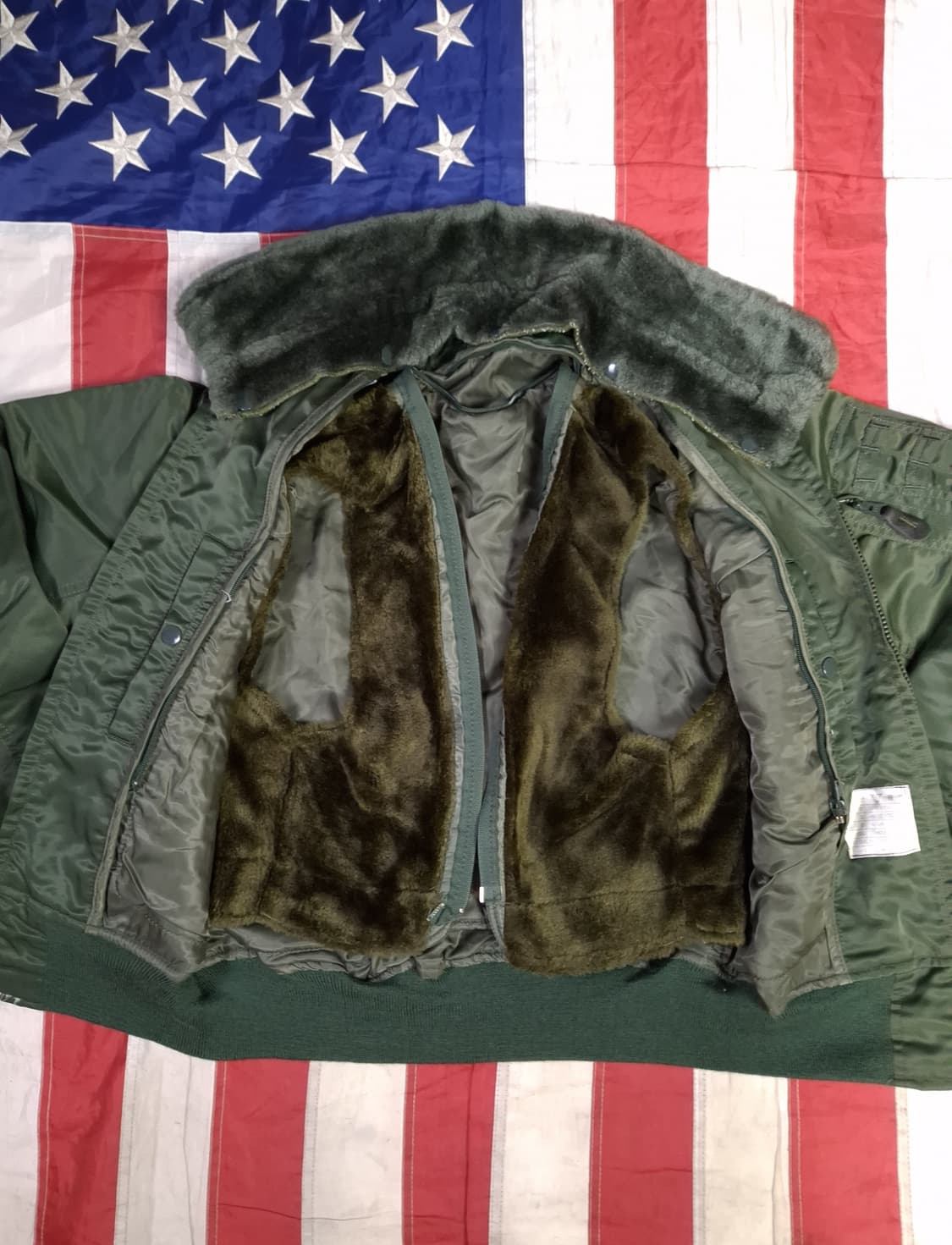 새제품 오리지날 서울의봄 80's 국군용 MA-1 항공점퍼 상품이미지8