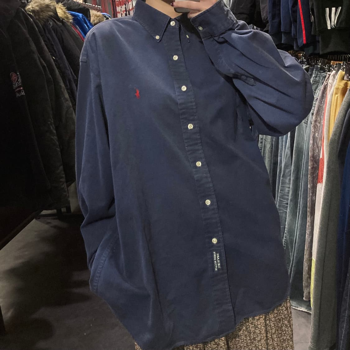 [IM]폴로 랄프로렌 셔츠 네이비 상품이미지3