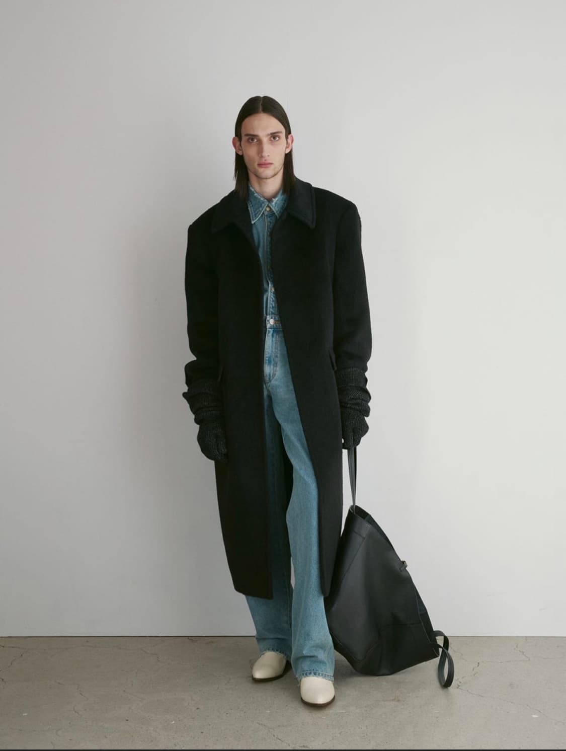 렉토 라마 울 블렌드 발마칸 코트 L / 구매자 수수료 상품이미지1