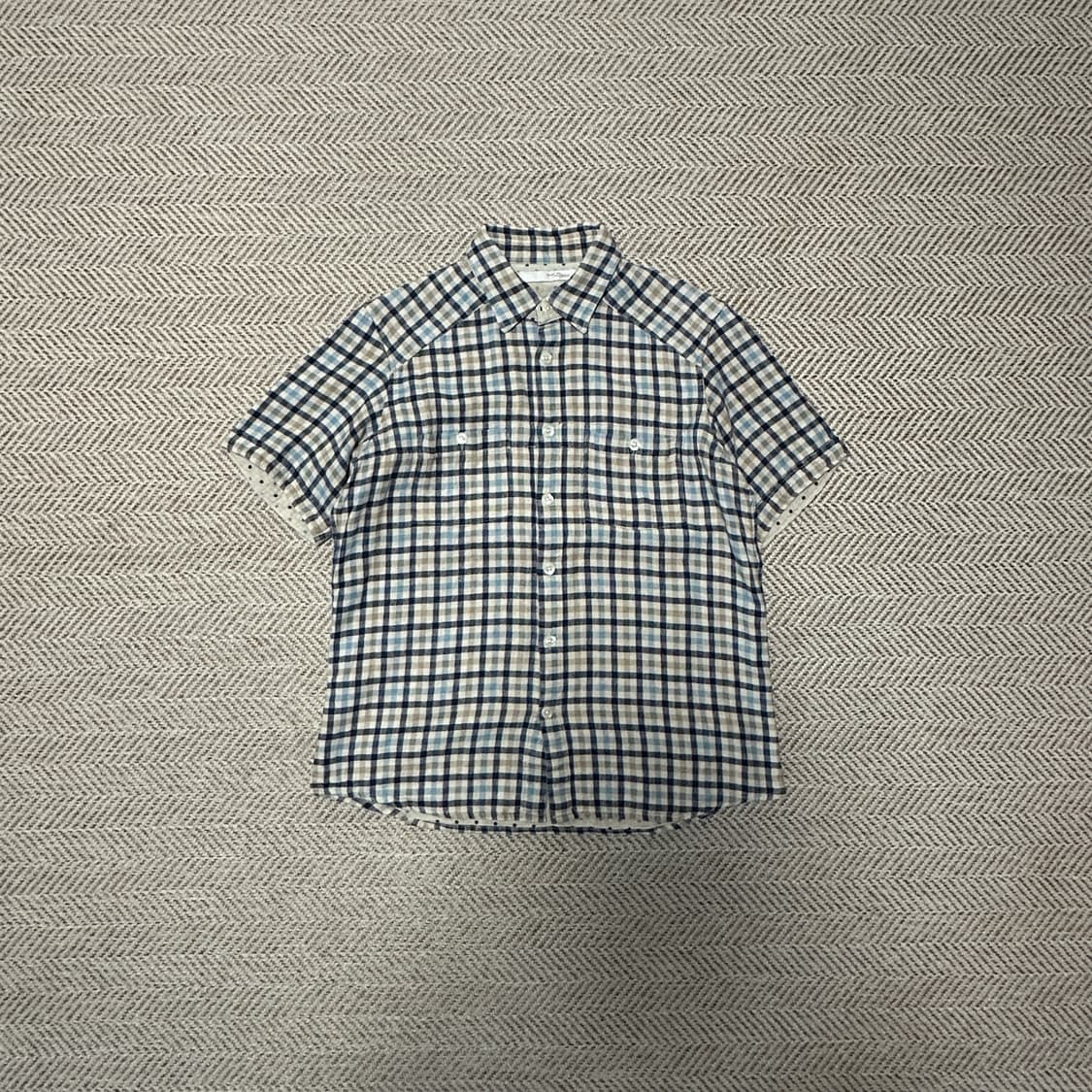 BEAMS light cotton linen shirt 상품이미지1