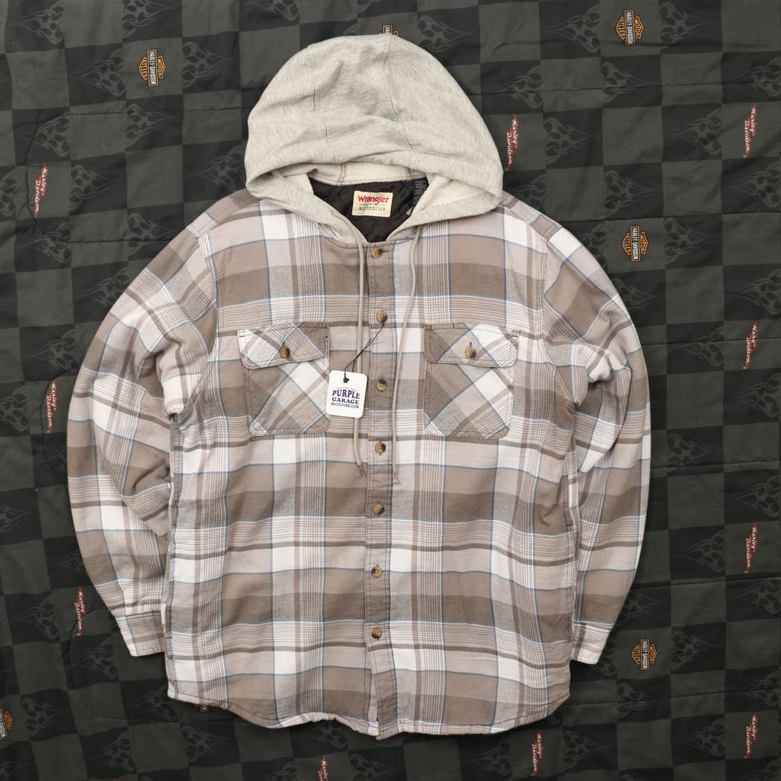 랭글러 플란넬 누빔 자켓 XL B118 상품이미지1