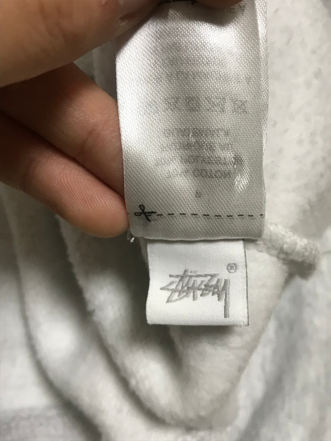 [S] 스투시 스탁 후드집업 애쉬 헤더 상품이미지7