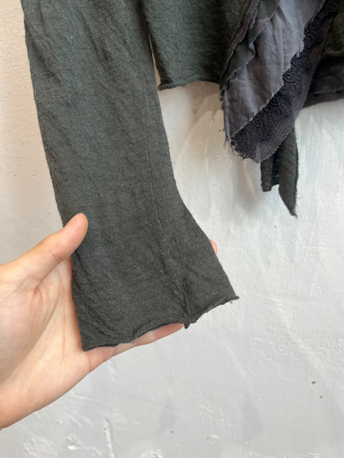 pas de calais 퓨어린넨 가디건 Made in JAPAN 상품이미지4