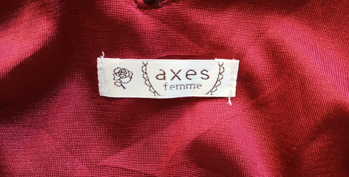 [axes femme] 앤틱 로즈 패턴 레이스 롱 원피스 상품이미지4