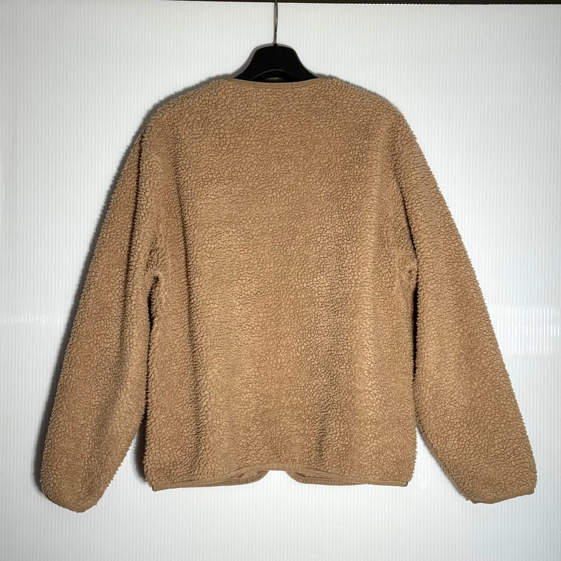 유니클로 U 르메르 후리스 양털 뽀글이 자켓 카멜 상품이미지3