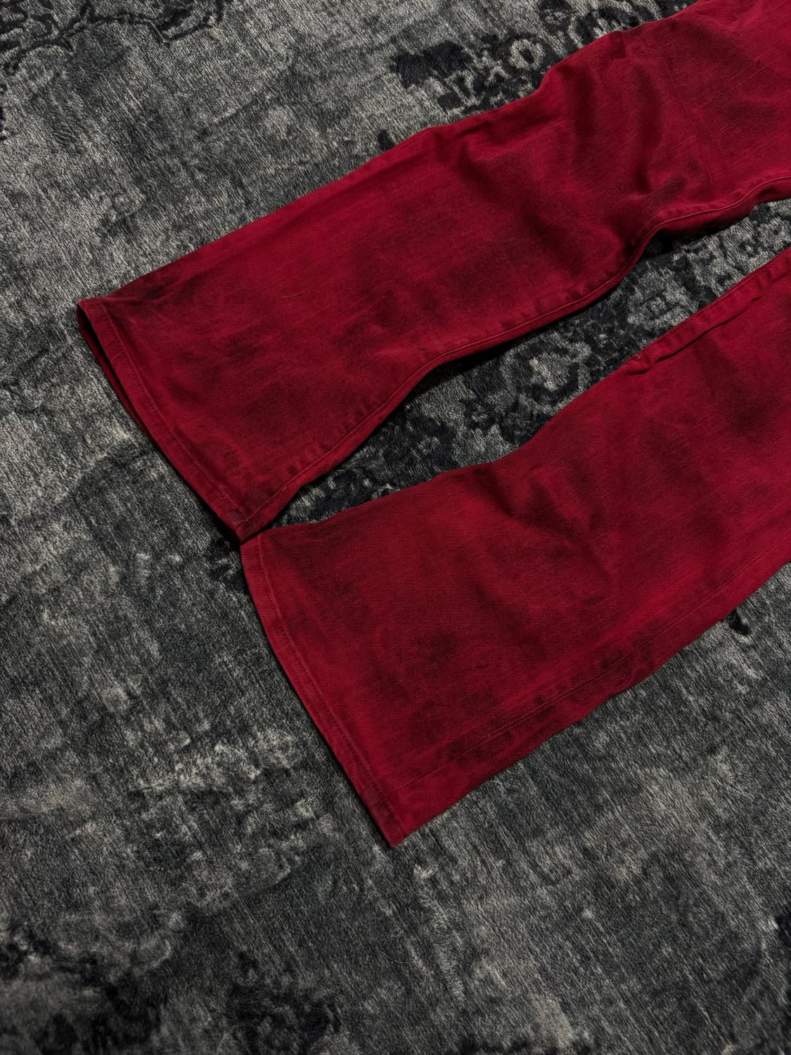 Buffalo bobs 00s red washing boots cut d 상품이미지6