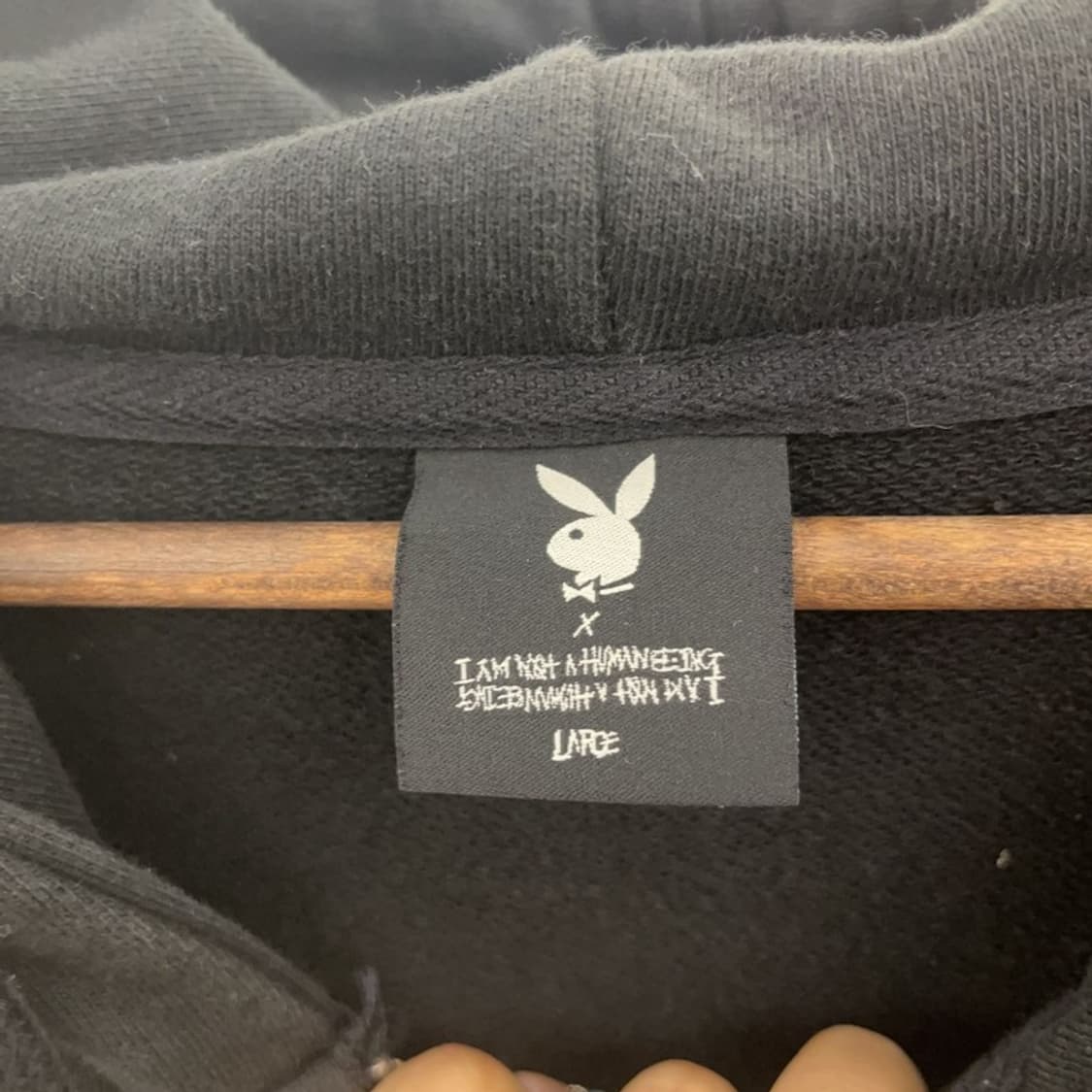 아임낫어휴먼비잉X플레이보이 올드스쿨 키치 후드집업 L C07921 상품이미지5