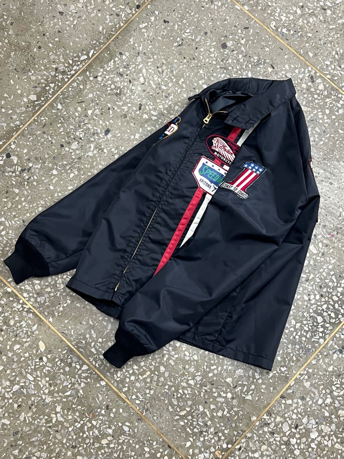 Indian Motercycles Nylon Racing Jacket 상품이미지1