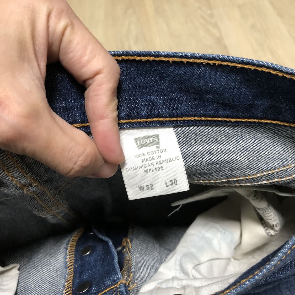 (31) 00's 리바이스 Levi's 501 스트레이트핏 중청 데님 상품이미지5