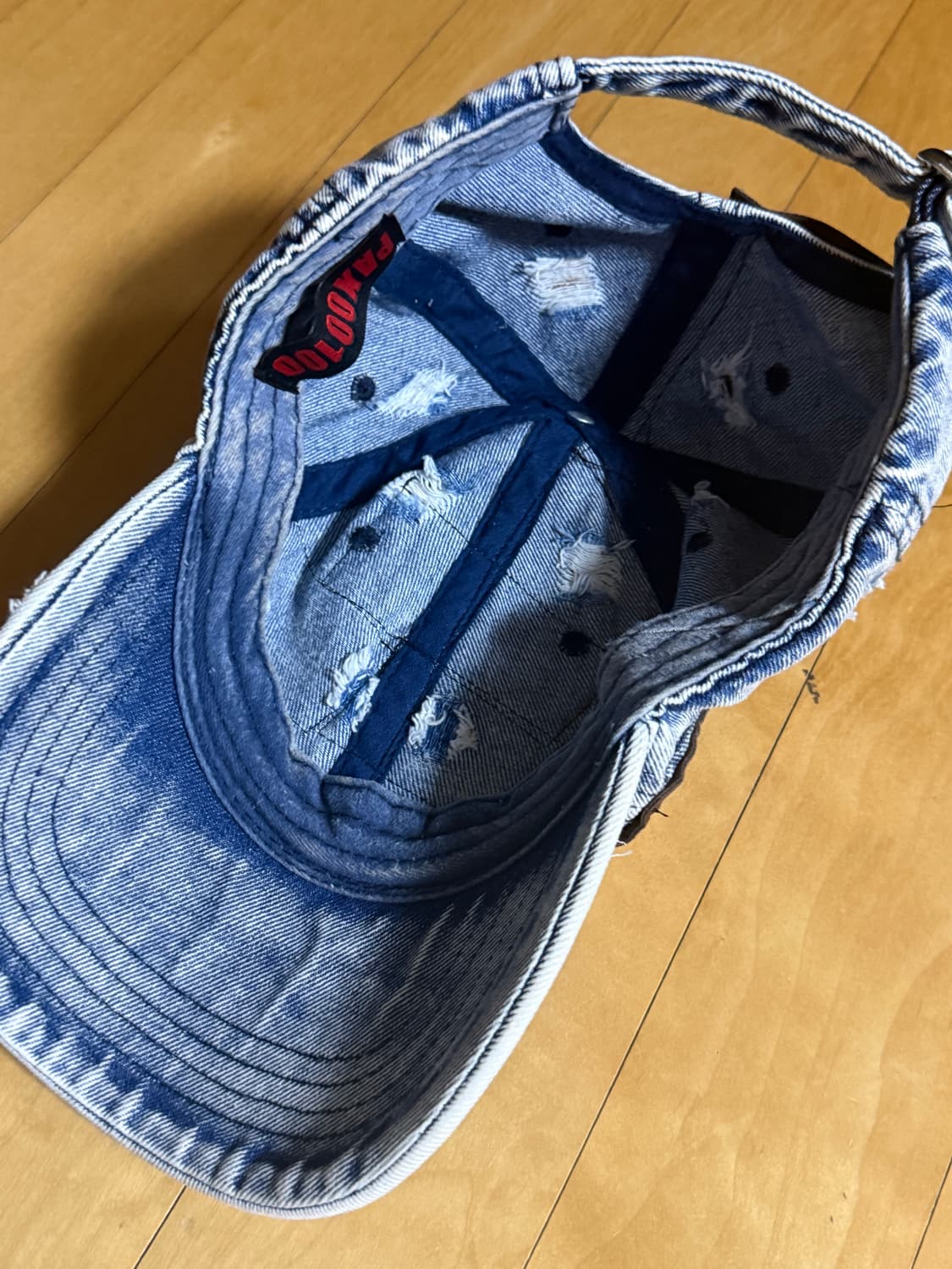 PAX00100 워싱 데님 볼캡 상품이미지3