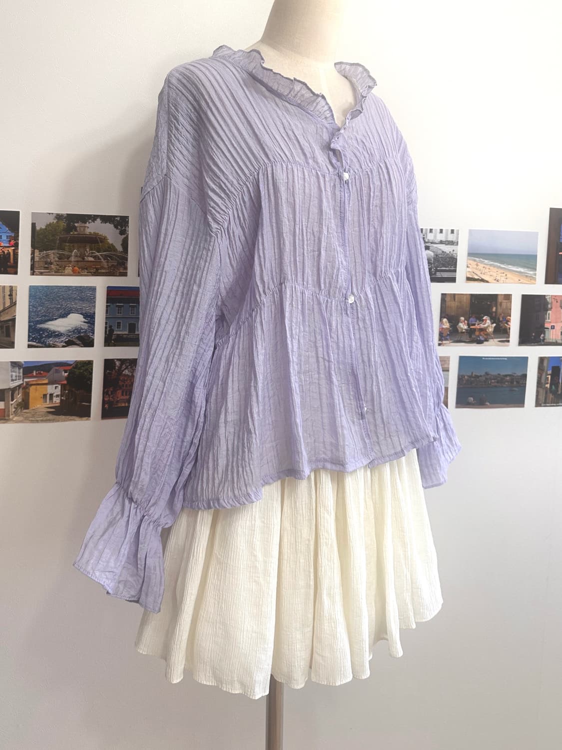 소라맛 썸머 블라우스  상품이미지3