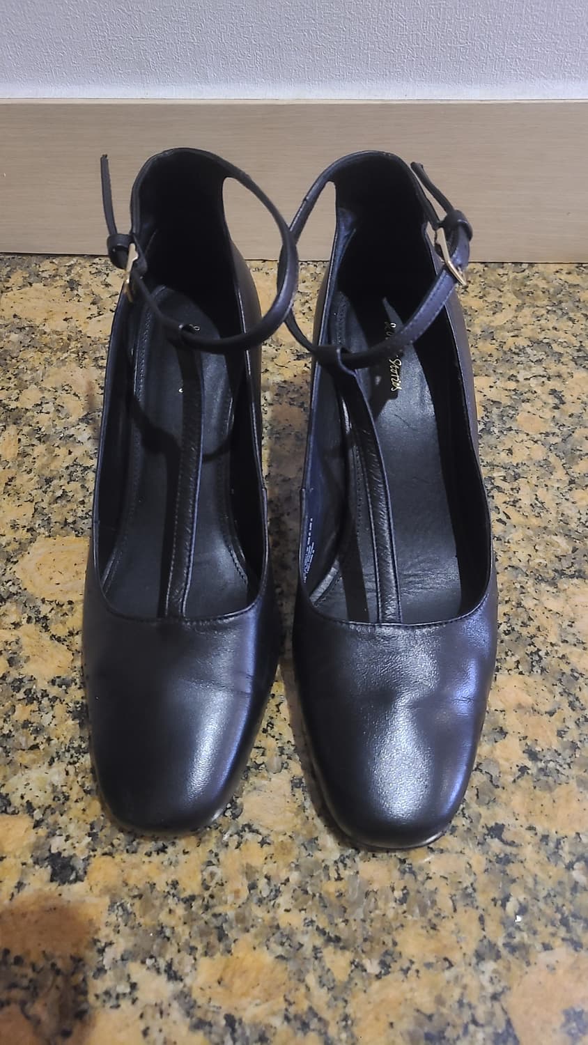 앤아더스토리즈 블랙 T스트랩 하이힐 구두 240 상품이미지1