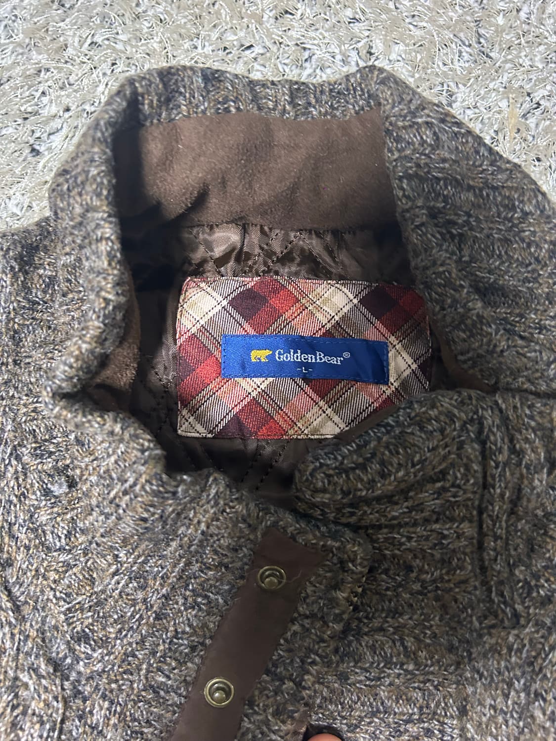 일본판 골든베어 울집업니트 사이즈 105 상품이미지3