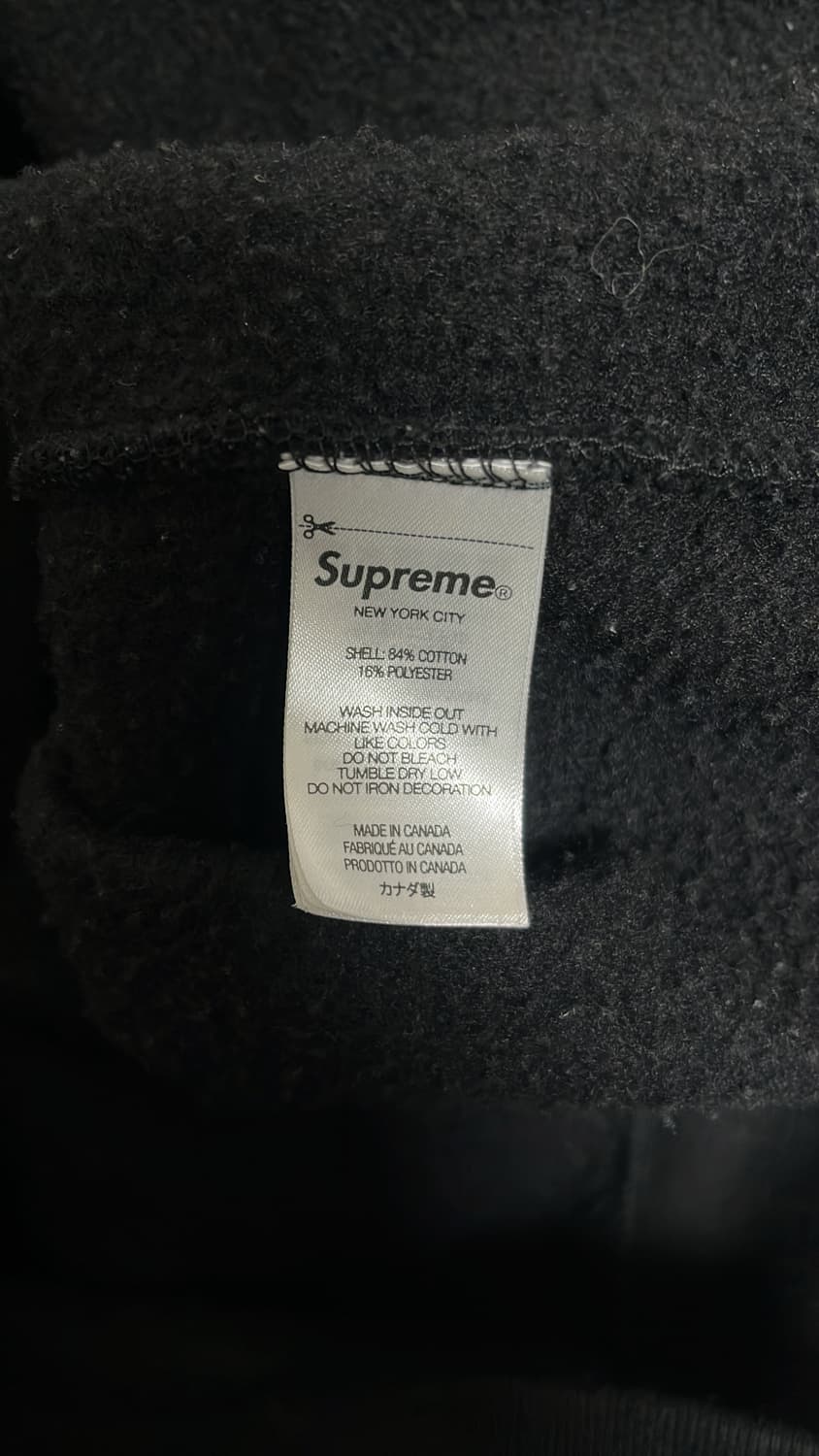 슈프림 서울 박스로고 후드 스웨트셔츠 블랙 - 23FW [M] 상품이미지4