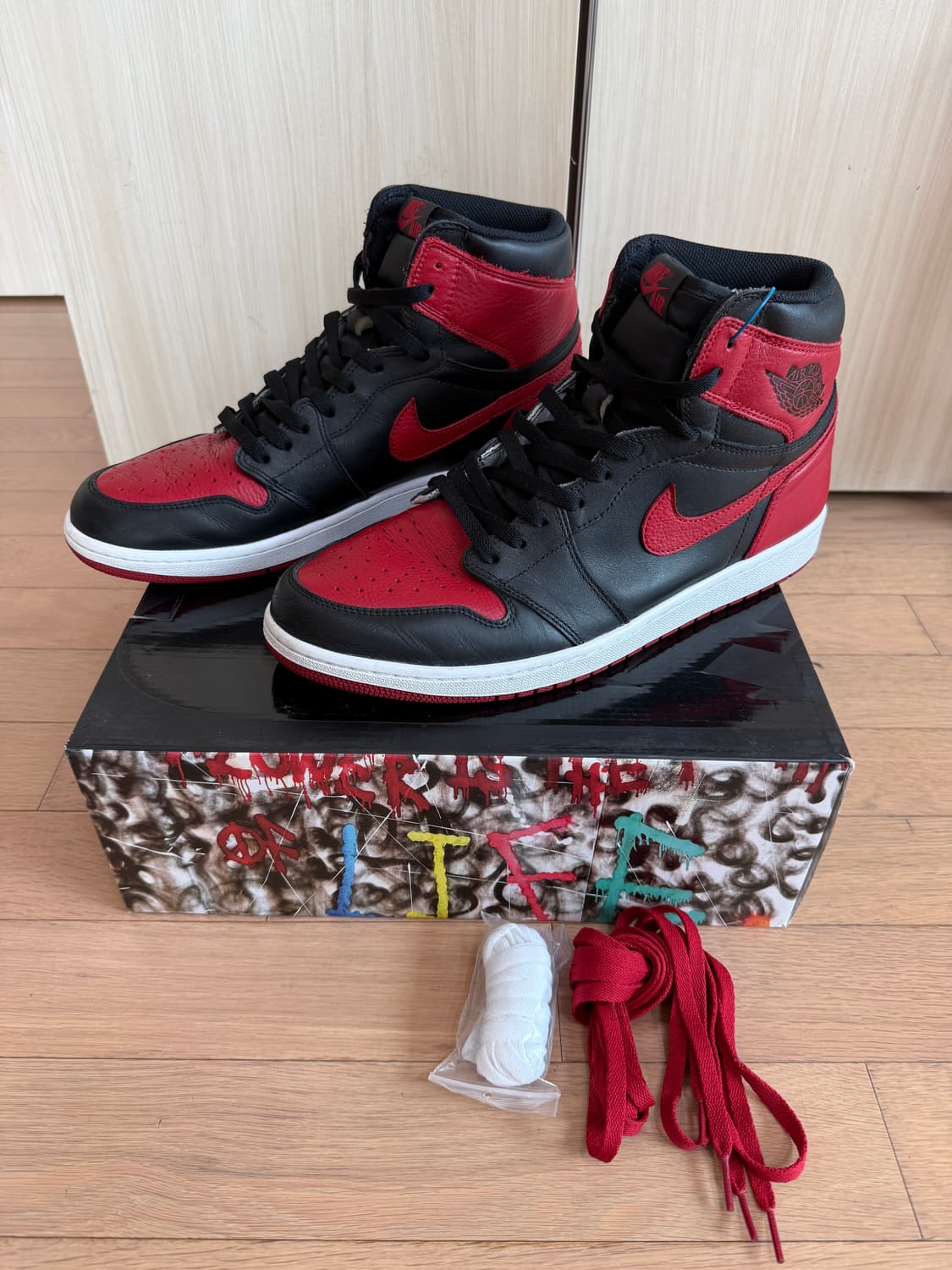 [320] 나이키 에어 조던1 레트로 하이 OG 브레드 밴드 2016 상품이미지1