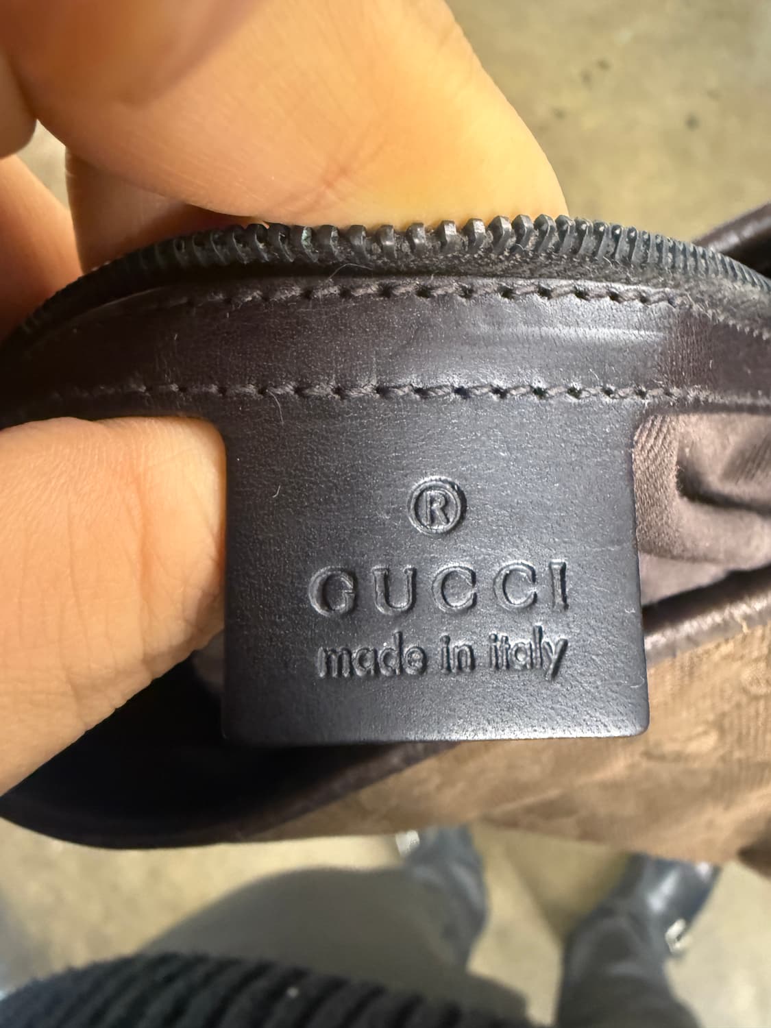 구찌 정품 GG 캔버스 호보백 브라운 상품이미지8