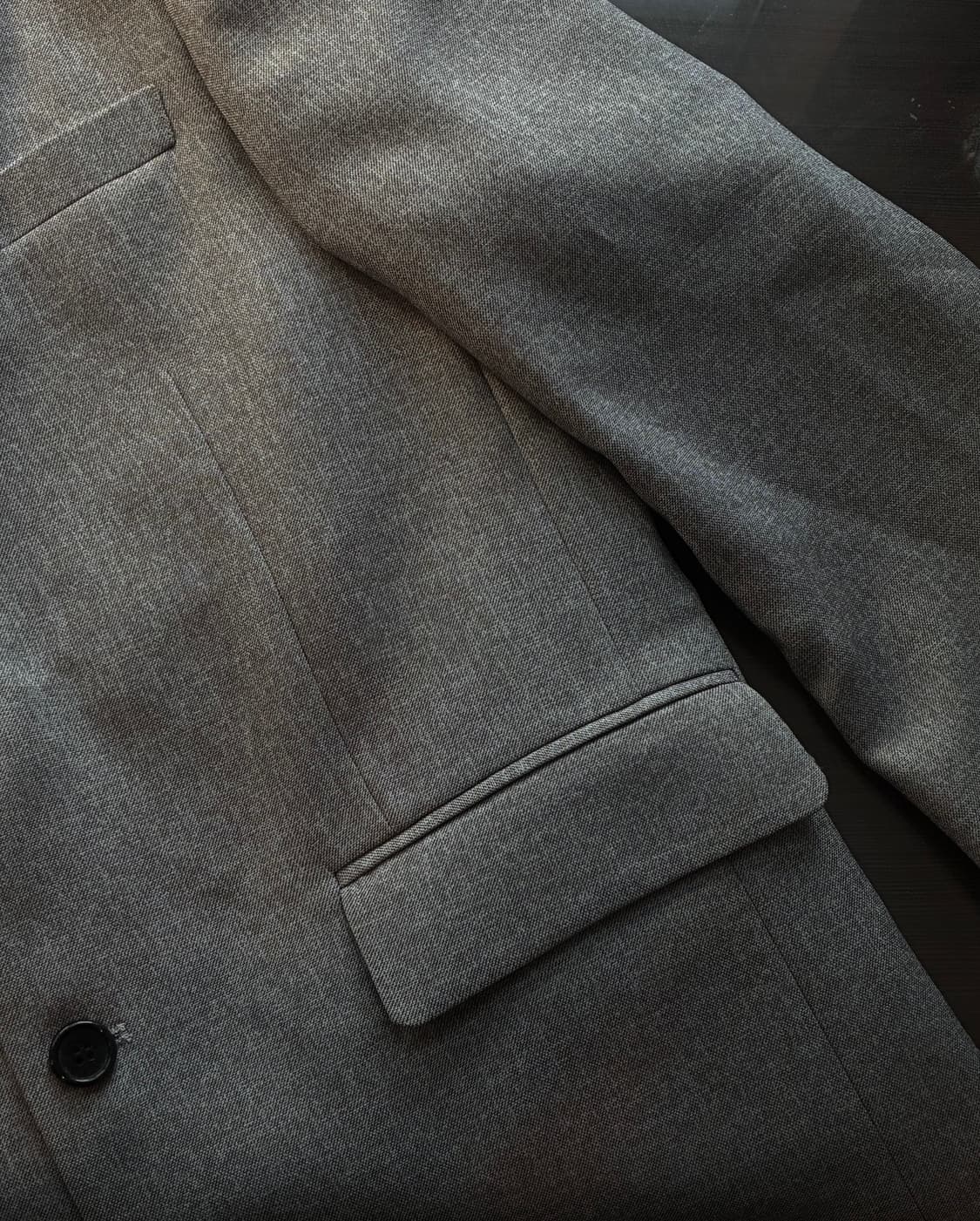 (L-XL) 남성 그레이 블레이저 자켓 판매 상품이미지3