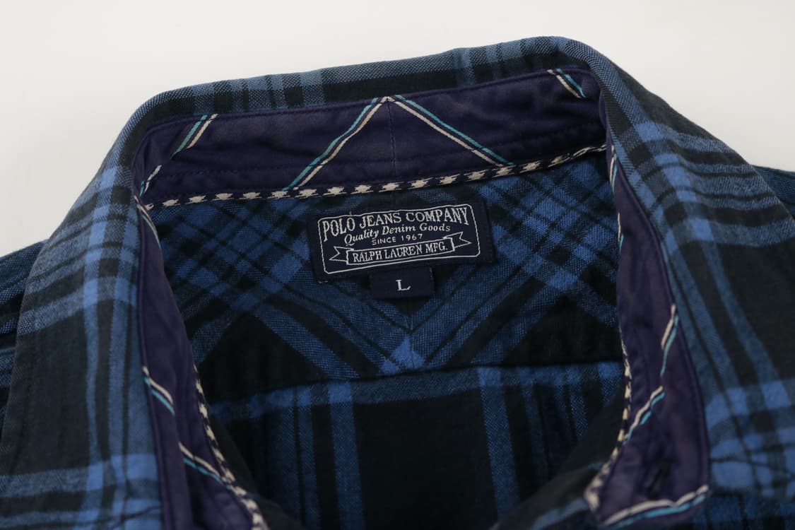 [L] 폴로 진스 체크셔츠 상품이미지5