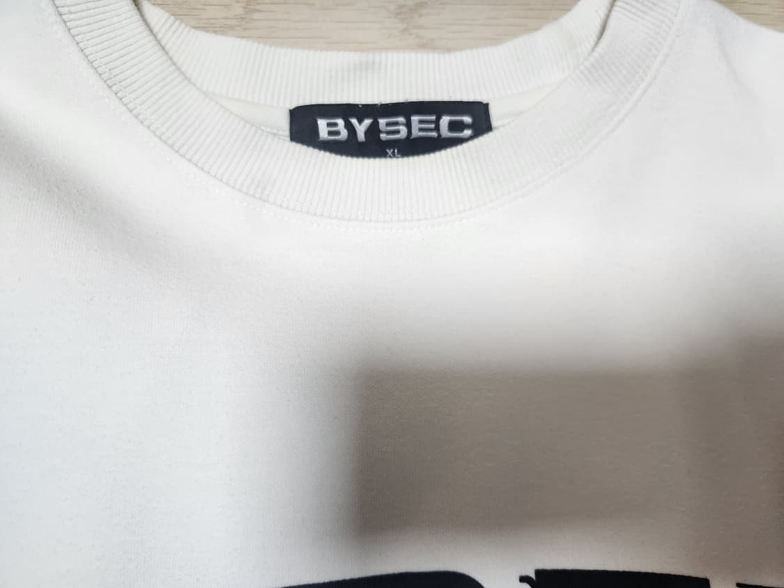 [바이젝] 빅로고 오버핏 반팔 티셔츠 XL 3벌(블랙2, 화이트1) 상품이미지4