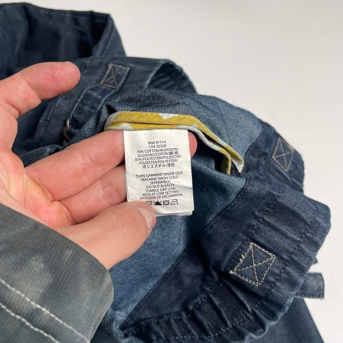 Armani exchange 로프 스트랩 스탠드넥 자켓 상품이미지10