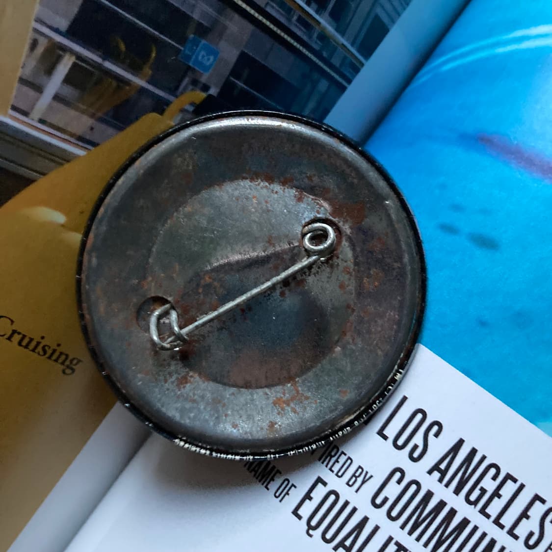 빈티지 CATS 캣츠 레터링 프린팅 핀 버튼 뱃지 브로치 악세사리 상품이미지2