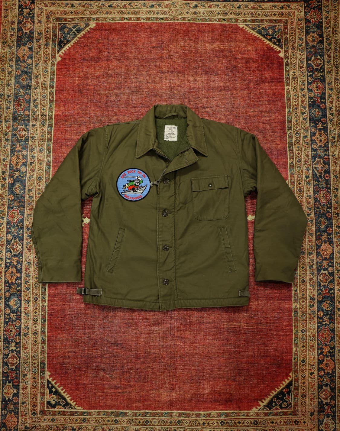 80s 빈티지 오리지널 밀리터리 a2 덱자켓 판매 상품이미지1