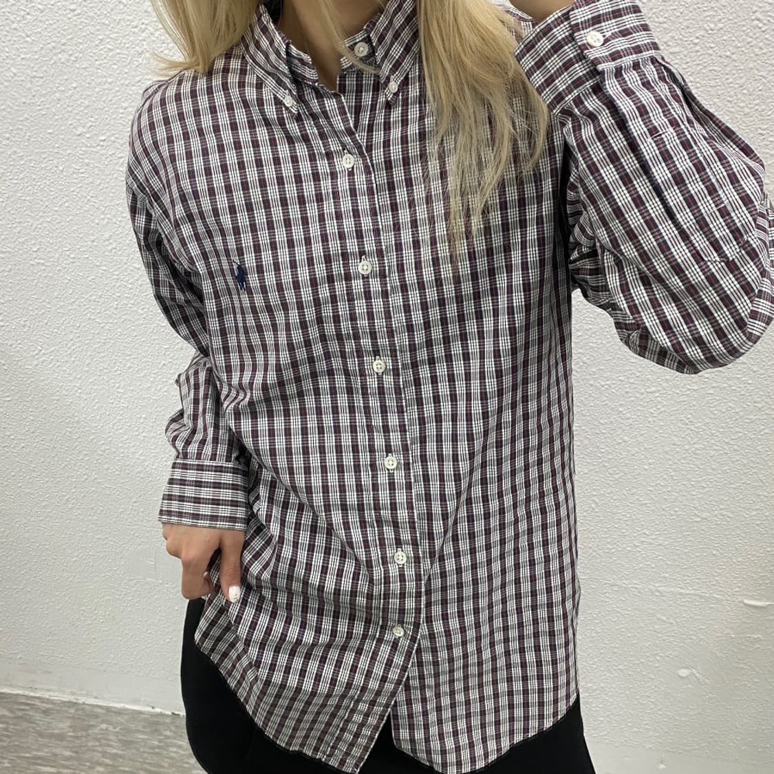 폴로 랄프로렌 90's 블랙포니 블랙셔츠 90 상품이미지1