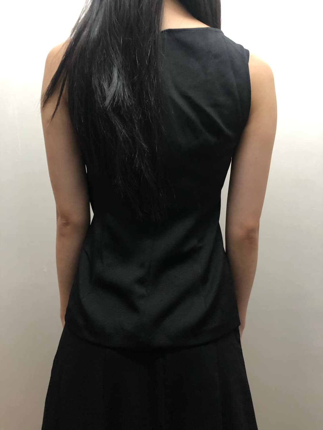 빈티지 블랙 드레이프 슬리브리스 상품이미지8