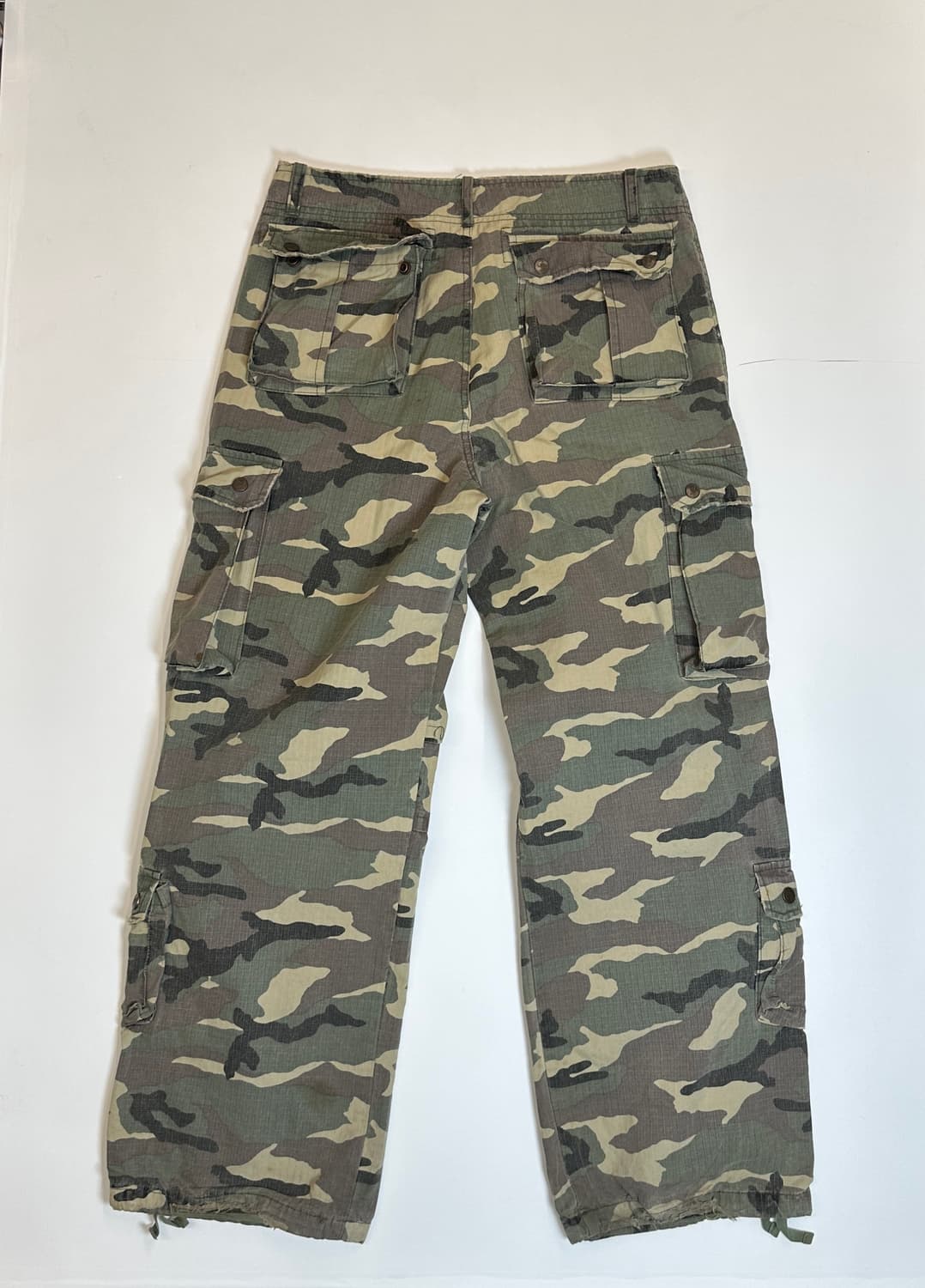 vintage washed camo cargo pants 상품이미지3