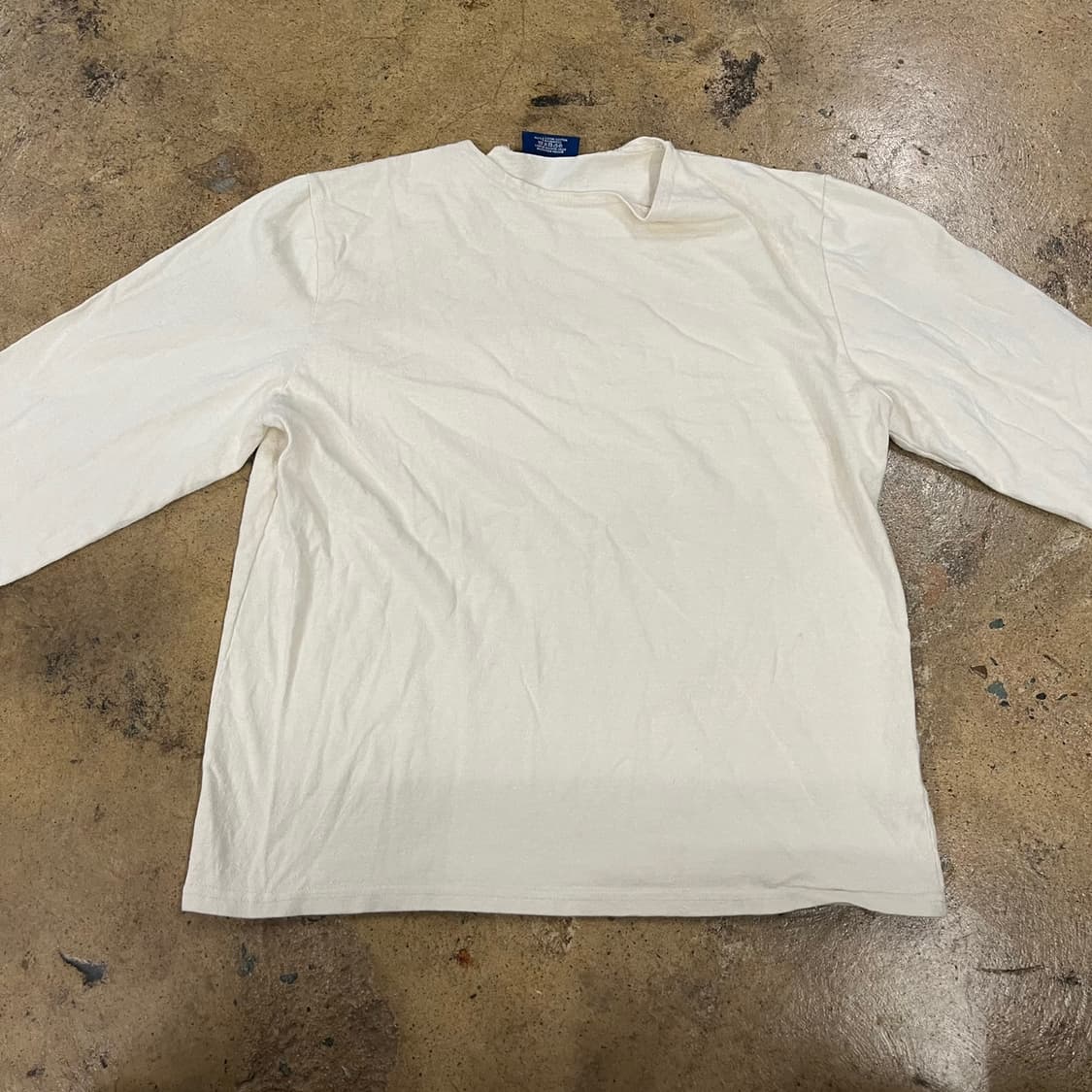 [정품/L] 세인트제임스 화이트 긴팔 티셔츠 b15 상품이미지3