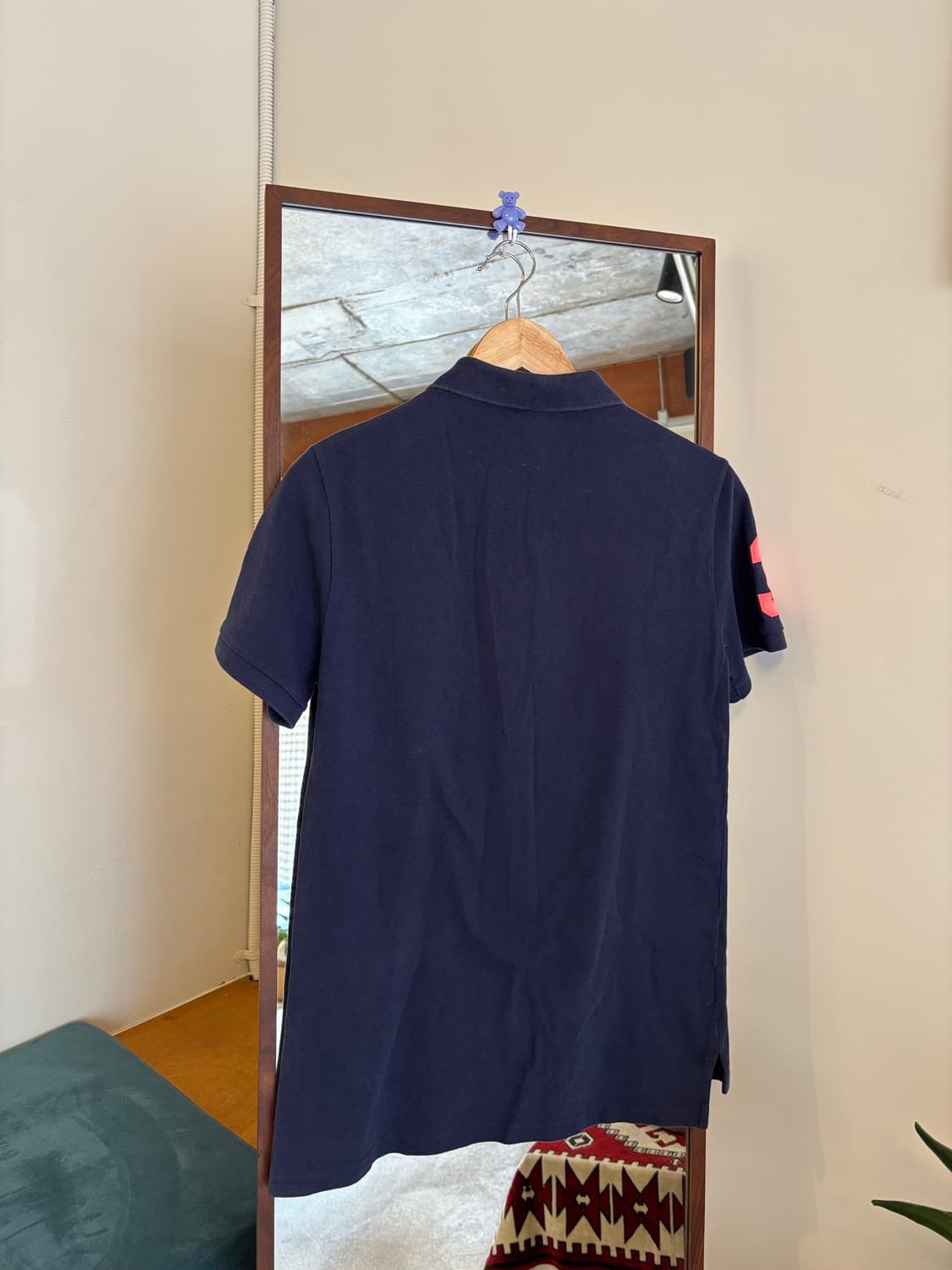 폴로 랄프로렌 네이비 빅포니 반팔 카라티 상품이미지6