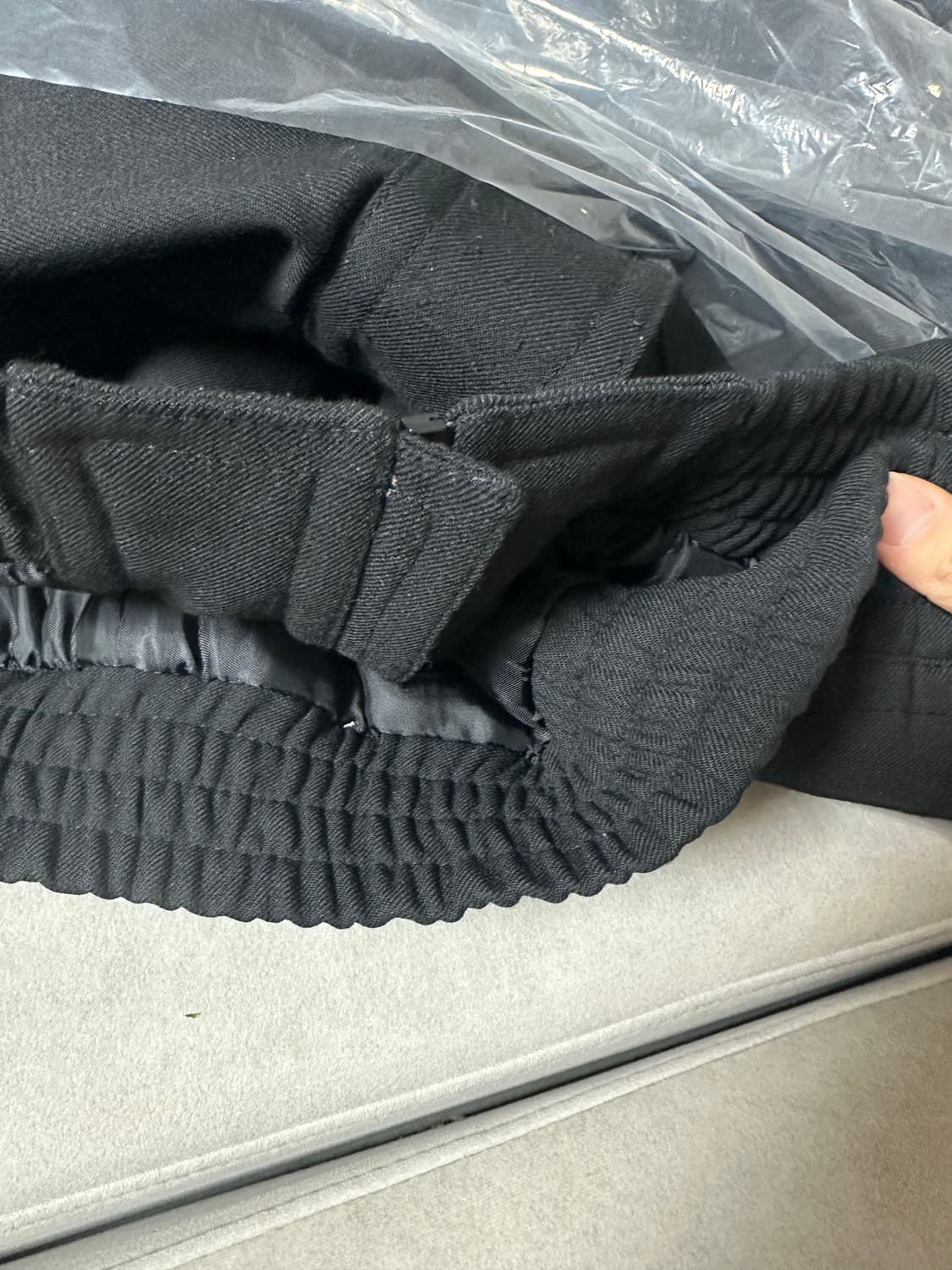 자라 x 아더에러 오버사이즈 칼라 봄버 자켓 블랙 S 상품이미지9