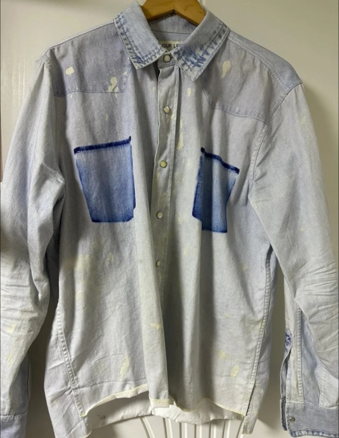 [아워레가시/아카이브] 데님 셔츠 / 나염 디테일 상품이미지2