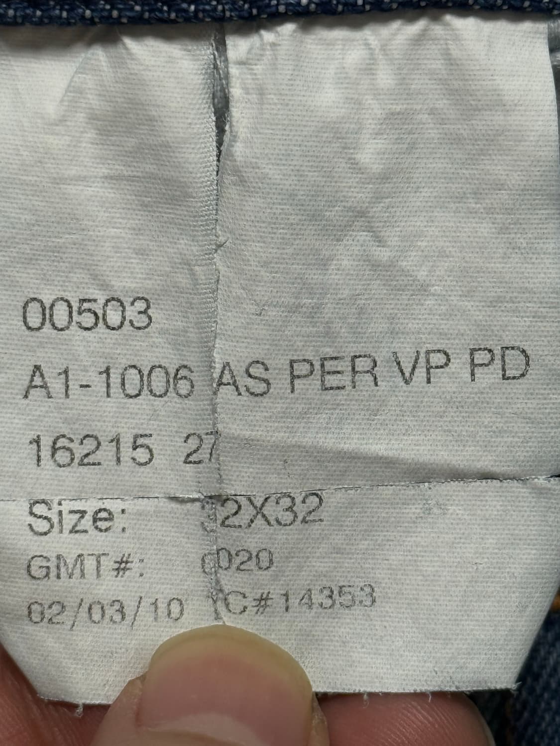 Levi’s 503 boot cut 리바이스 부츠컷 503vintage 상품이미지7